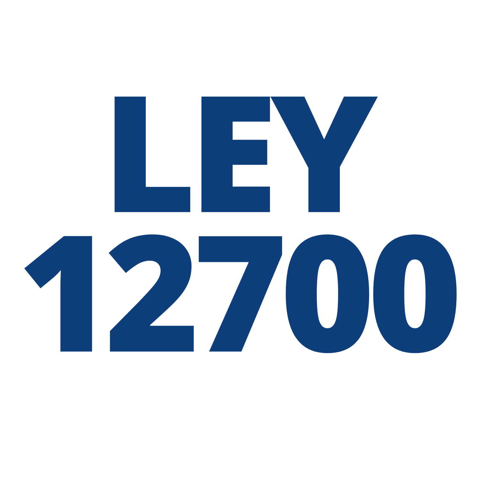 Ley 12700